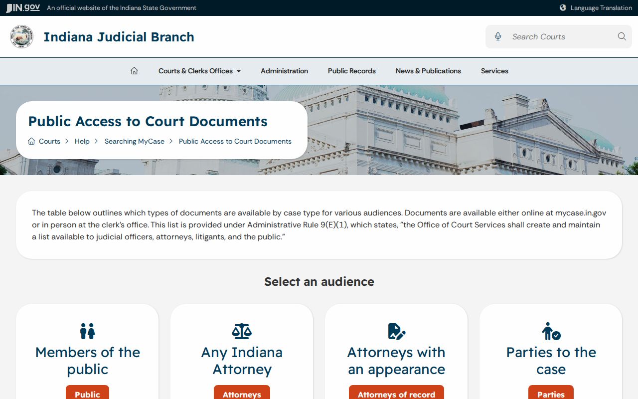 Gibson County warrant search document access rules