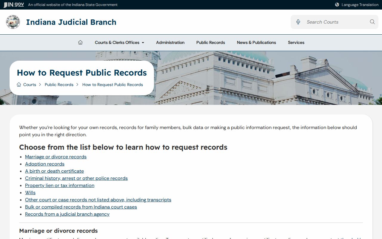 Gibson County warrant records request guidance